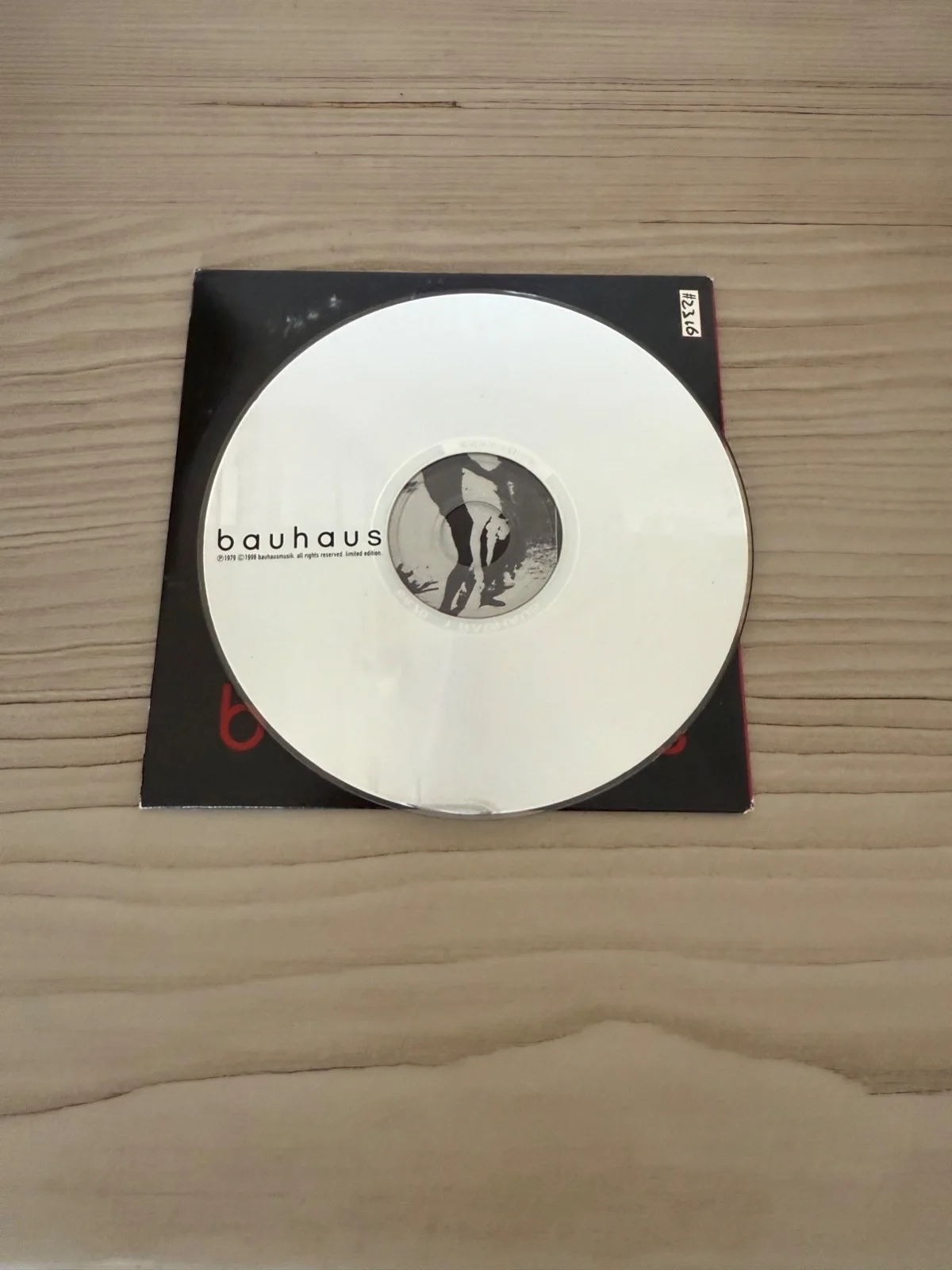 Bauhaus : Bela Lugosi's Dead CD fully signed / autographed ( Peter Murphy Lp ), image 3