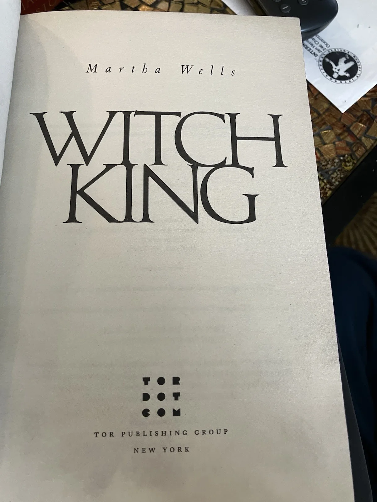 Signed Book By Martha King 1st Edition/ Ltd Edition Witch King HCDJ Ex Cond, image 5