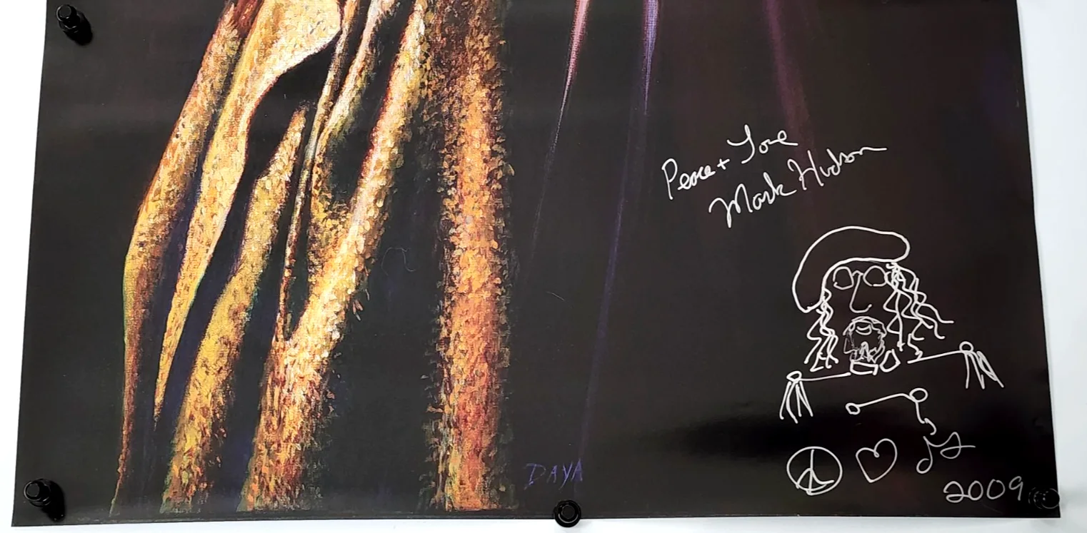 Mark Hudson Poster Autographed 2009 Album promo 18x24 RARE, изображение 3
