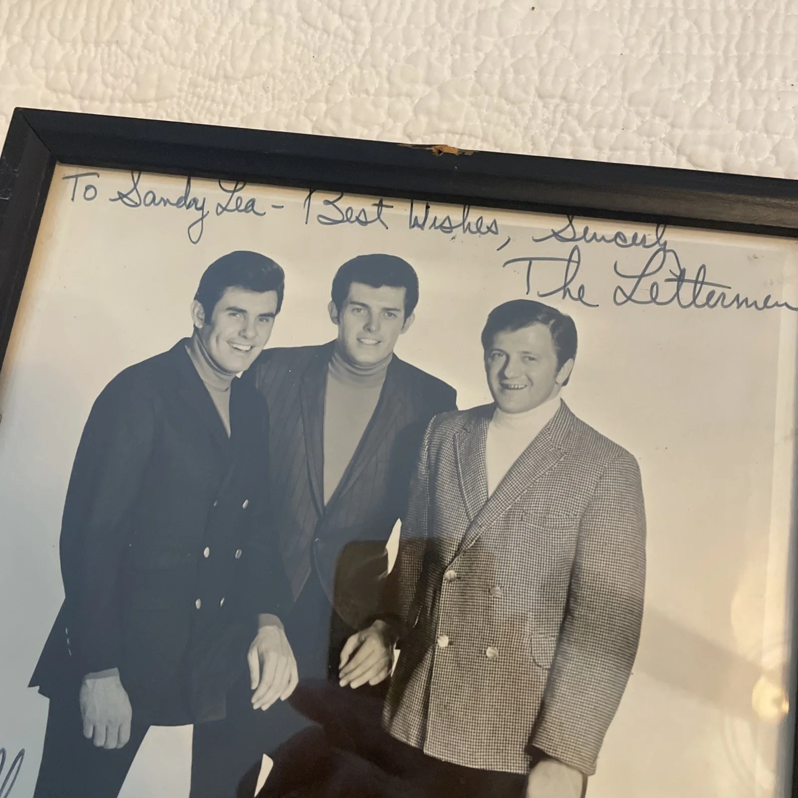 The Lettermen Vintage Photo Autographed, image 3