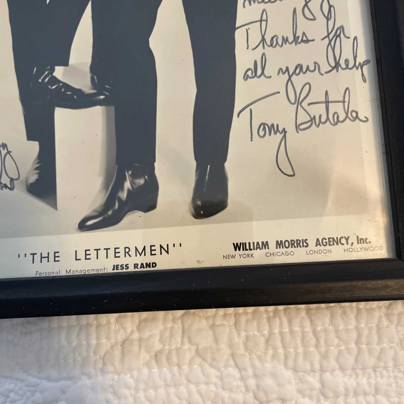 The Lettermen Vintage Photo Autographed, image 5