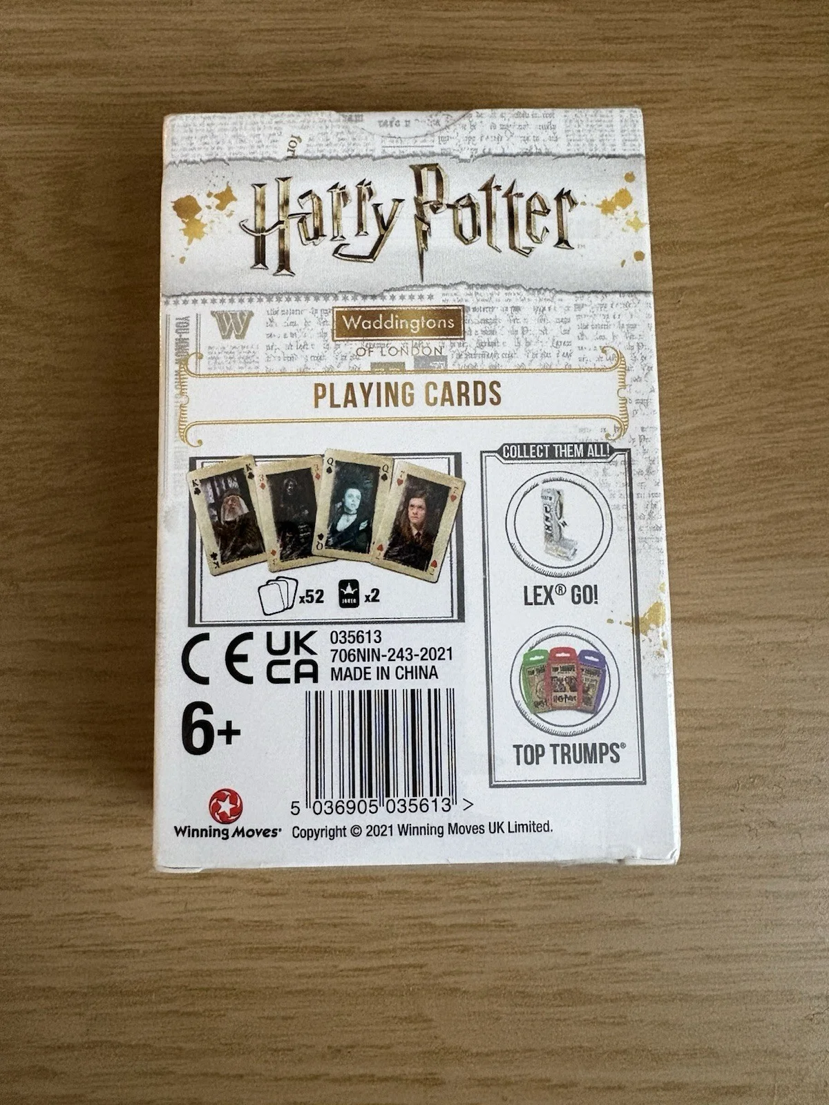 Harry Potter Waddingtons Superior Playing Cards Deck Collectible Pack, image 2