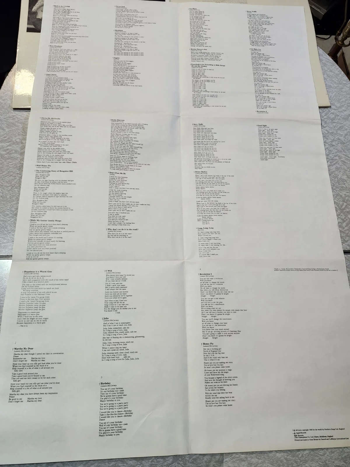 beatles White album in White vinyl, image 5