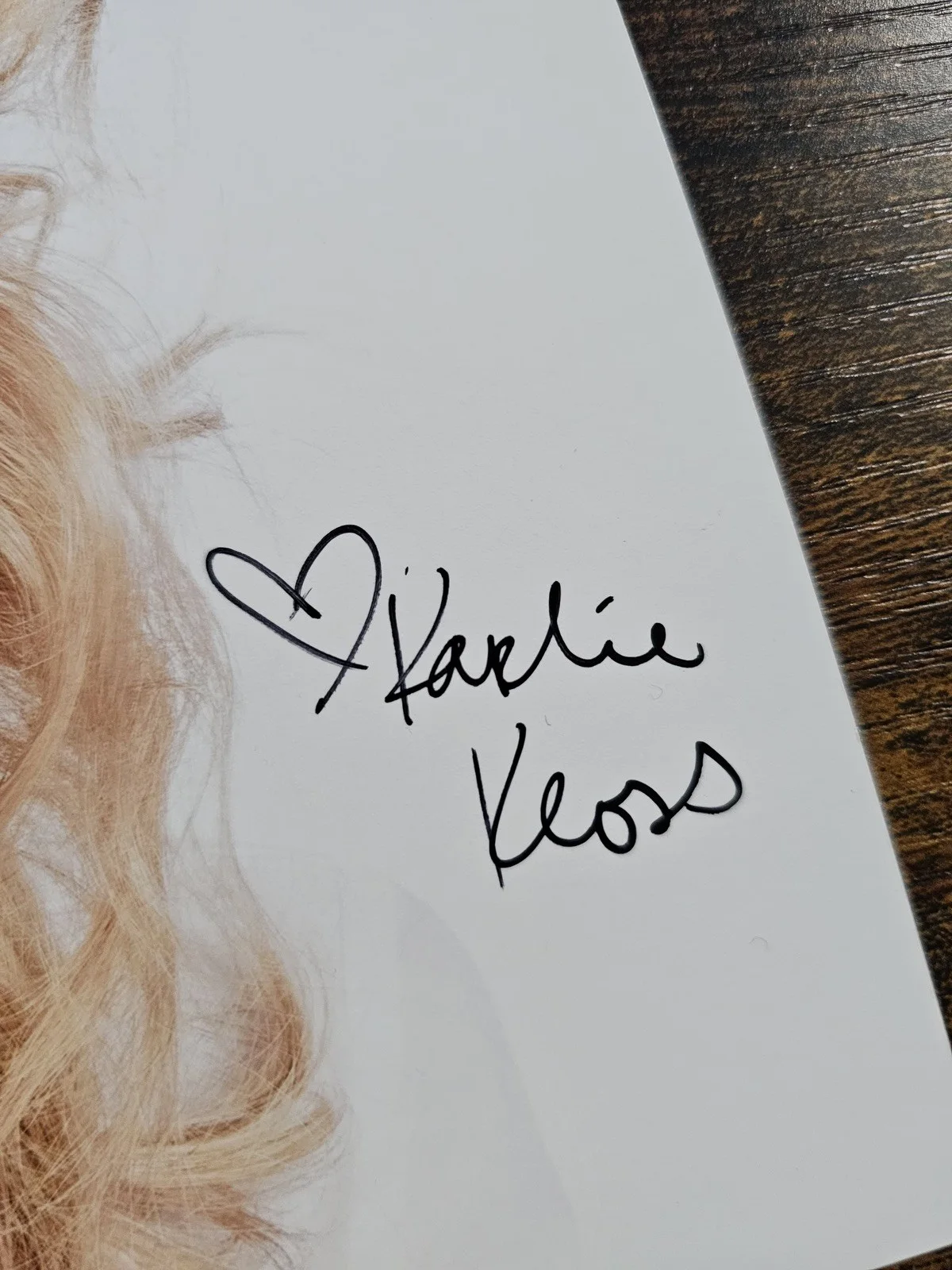 Karlie Kloss Authentic Hand Signed 8x10 Photo, image 2