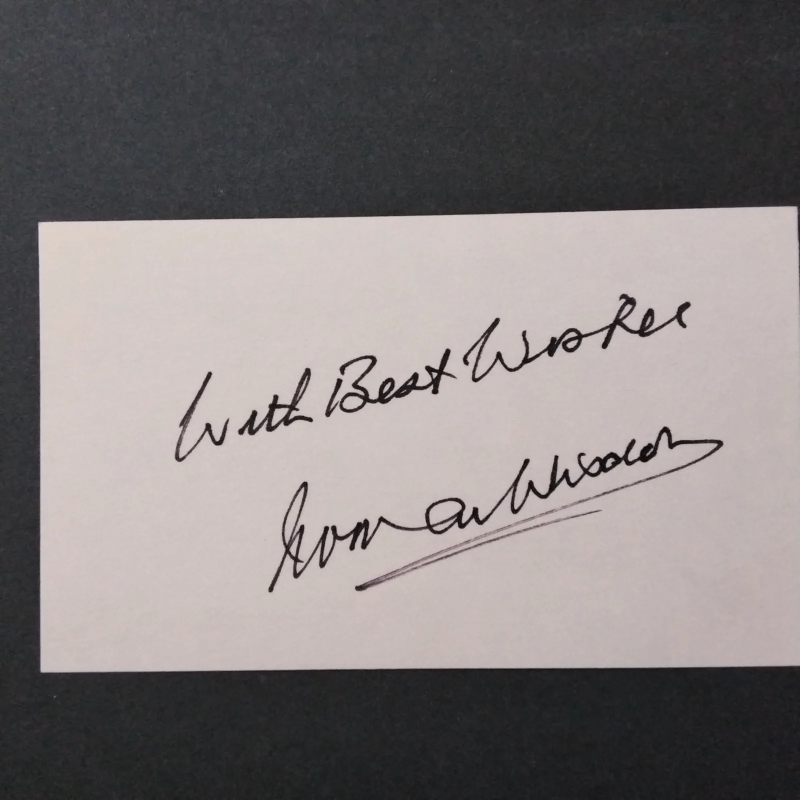 Norman Wisdom SIGNED Card Photo 50s Movie Actor Norman Pitkin Trouble in Store, изображение 4