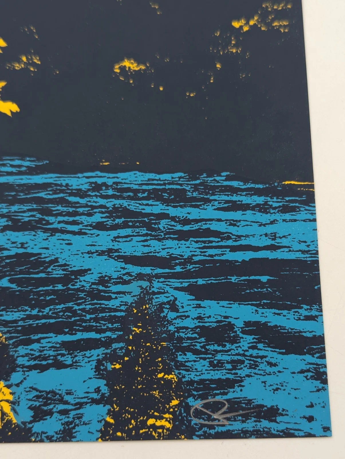 2016 Ray LaMontagne AUTOGRAPHED Lewiston NY Artpark Concert Poster, изображение 3