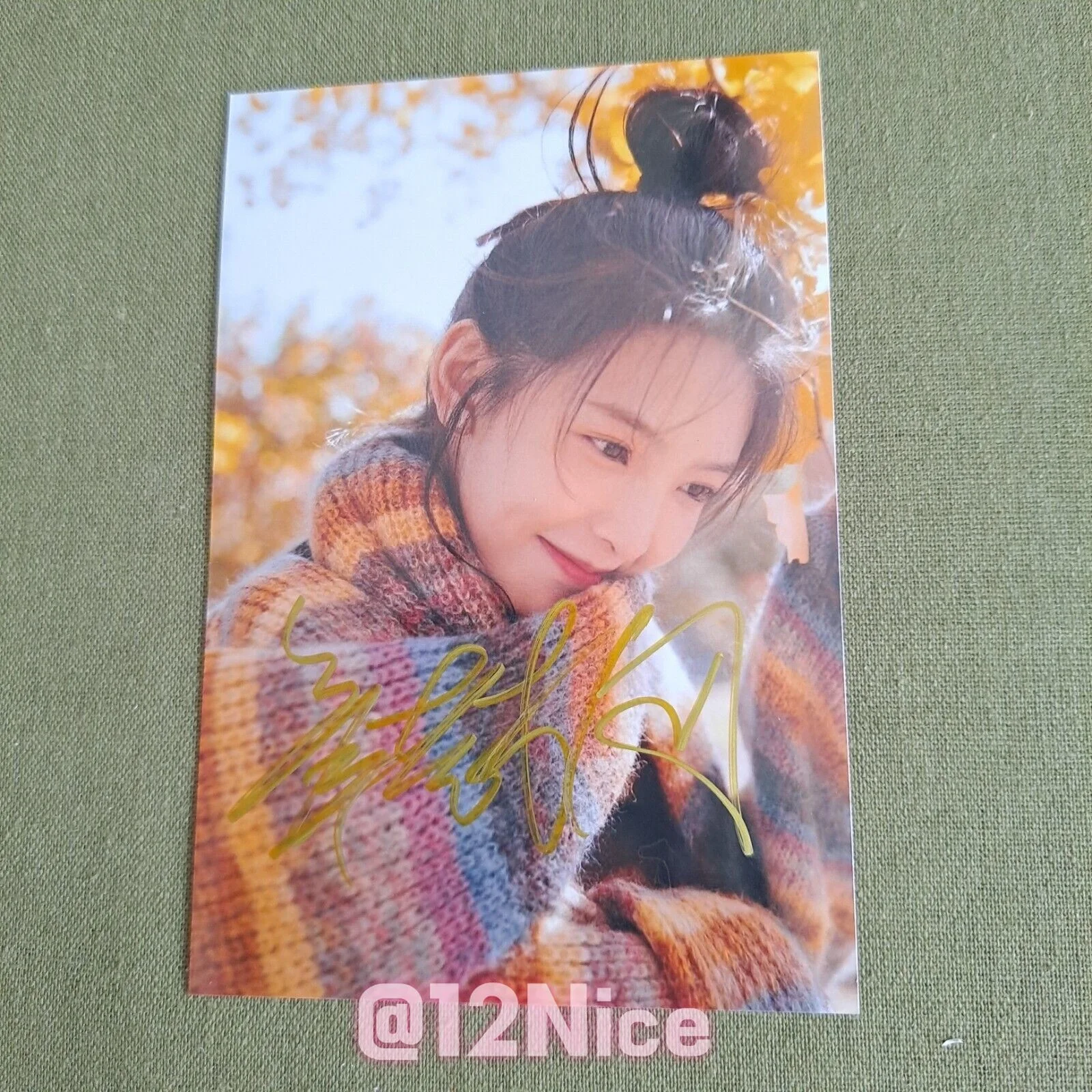Ruonan Zhang Autographed Signed Photo 4*6 Collection GIFTS 2022 章若楠 #Nice, изображение 4