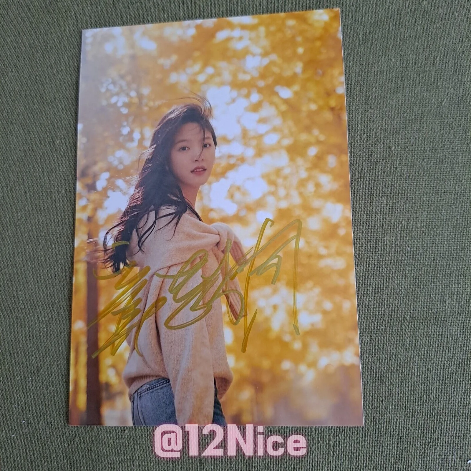 Ruonan Zhang Autographed Signed Photo 4*6 Collection GIFTS 2022 章若楠 #Nice, изображение 5