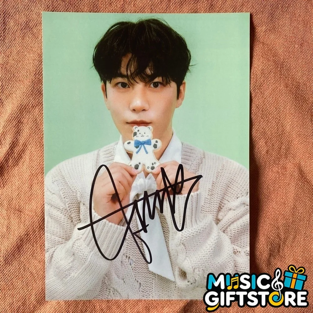 ATEEZ ateez Autographed Group Photo 4*6 K-POP Collection Gifts 2026A, изображение 3