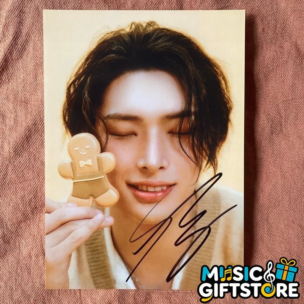 ATEEZ ateez Autographed Group Photo 4*6 K-POP Collection Gifts 2026A, изображение 5