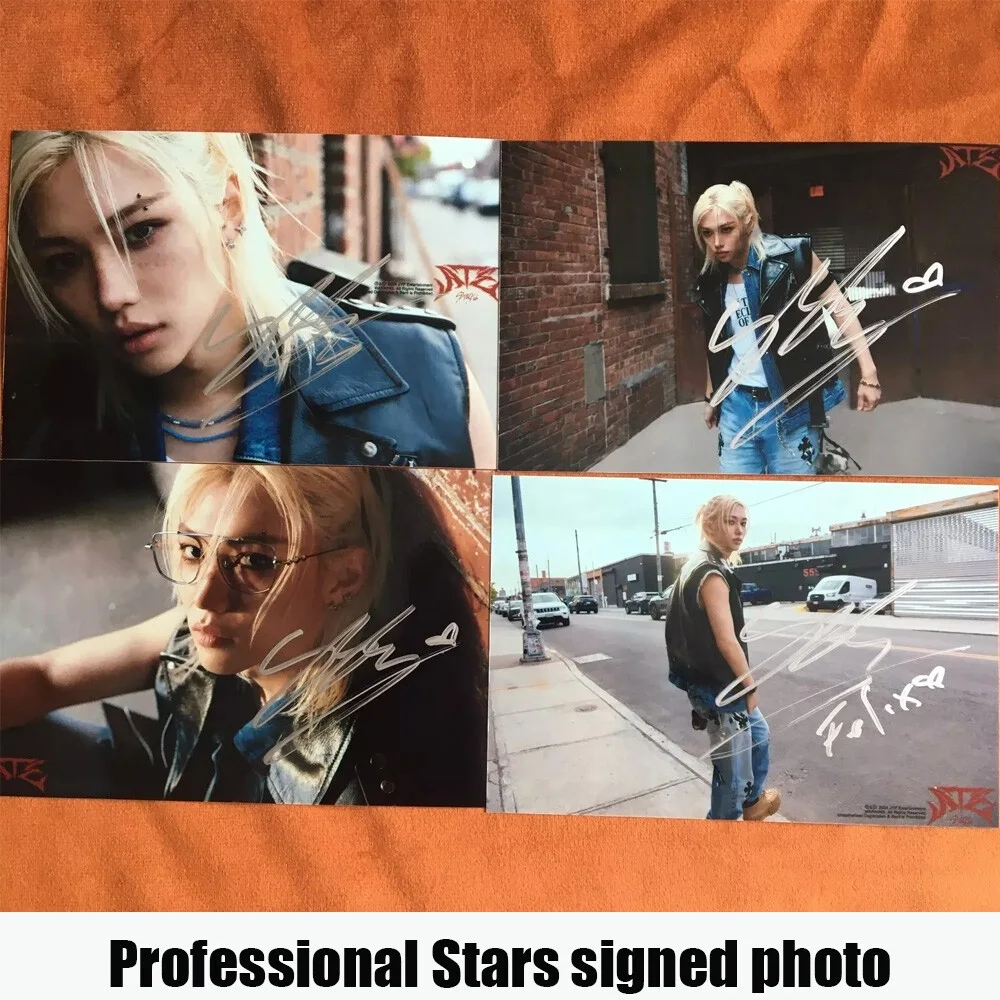 Stray Kids FELIX Felix Photo ATE Autographed Signed K-POP Collection 2024, изображение 2