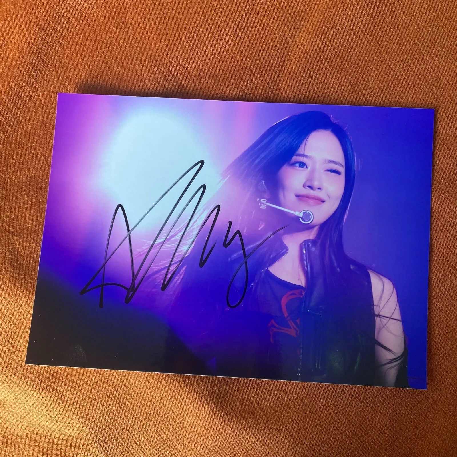 IVE An YuJin Autographed Signed Photo Autographs KPOP Collectibles 4*6 2024F, image 3