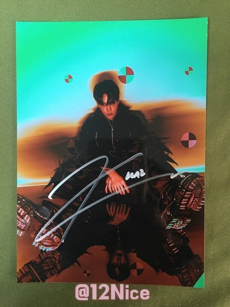 EXO KAI Autographed Signed Photo Autographs 4*6 K-POP 2023, image 3