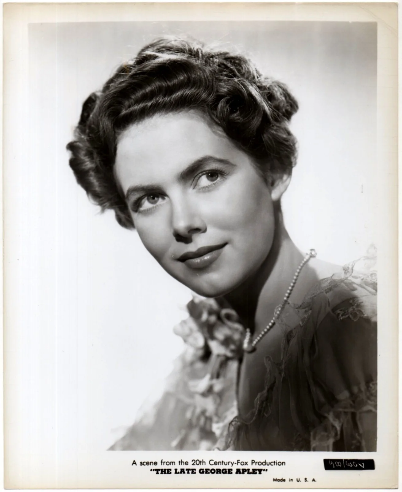 LATE GEORGE APLEY 1947 Vanessa Brown - wedding gown 5 10x8 PORTRAITS #167, изображение 2