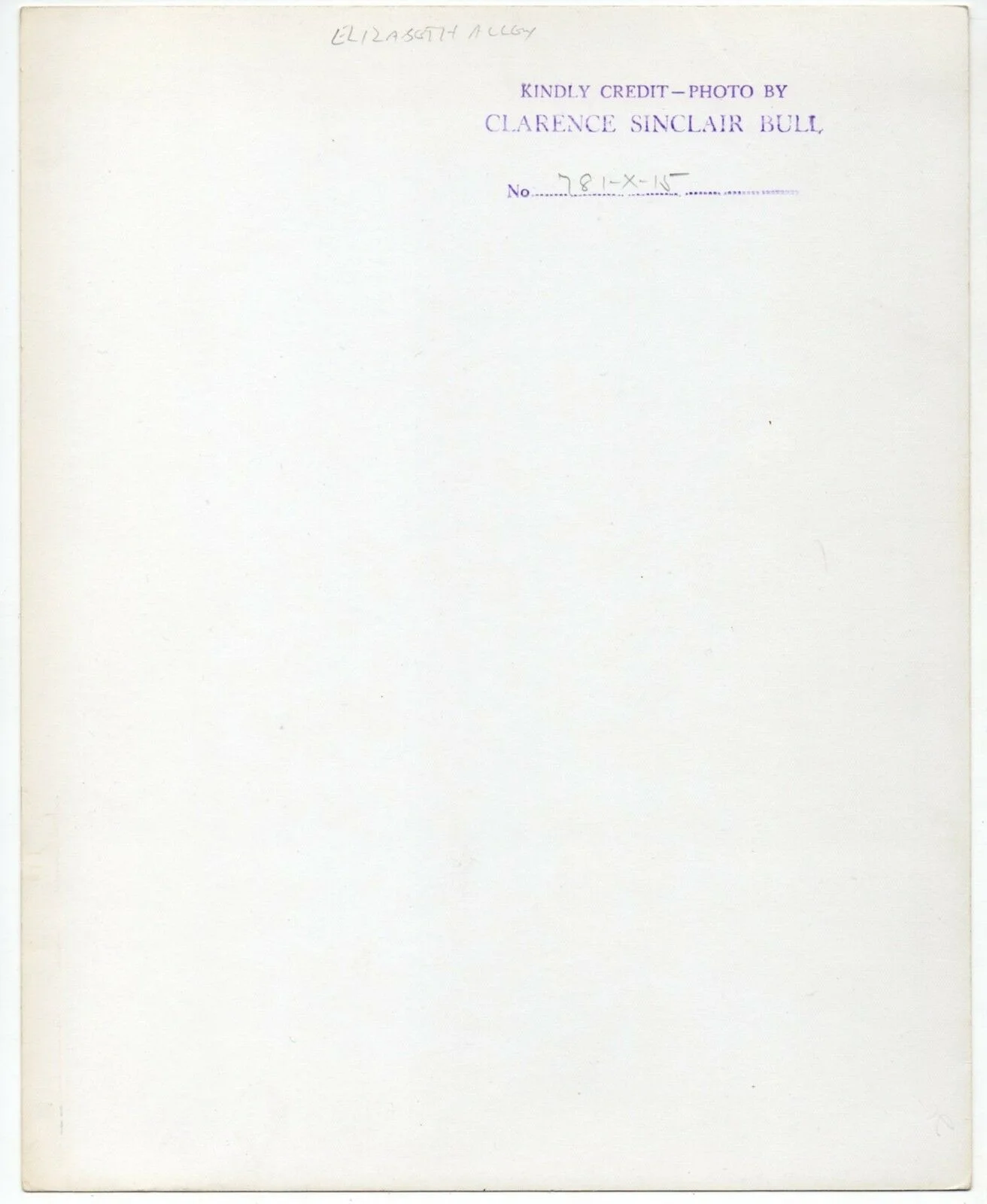 DAVID COPPERFIELD 1935 ELIZABETH ALLAN - CLARENCE SINCLAIR BULL 10x8 PORTRAIT, image 2