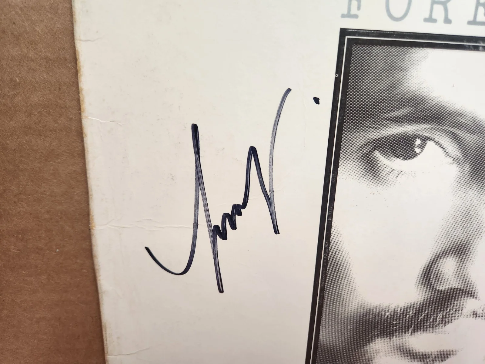 Yusuf Islam / Cat Stevens — Yusuf Islam AKA Cat Stevens SIGNED "Foreigner" Vinyl Album Cat Stevens AUTOGRAPH, изображение 3