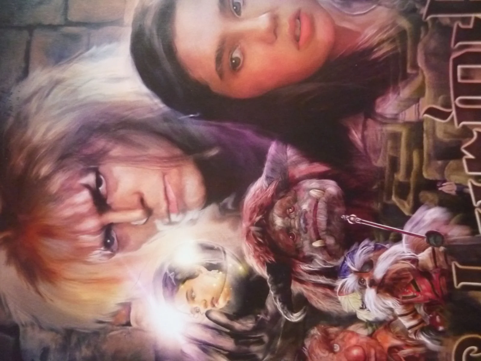 A4 ready To Be framed labyrinth david bowie 1986 rare version, image 2