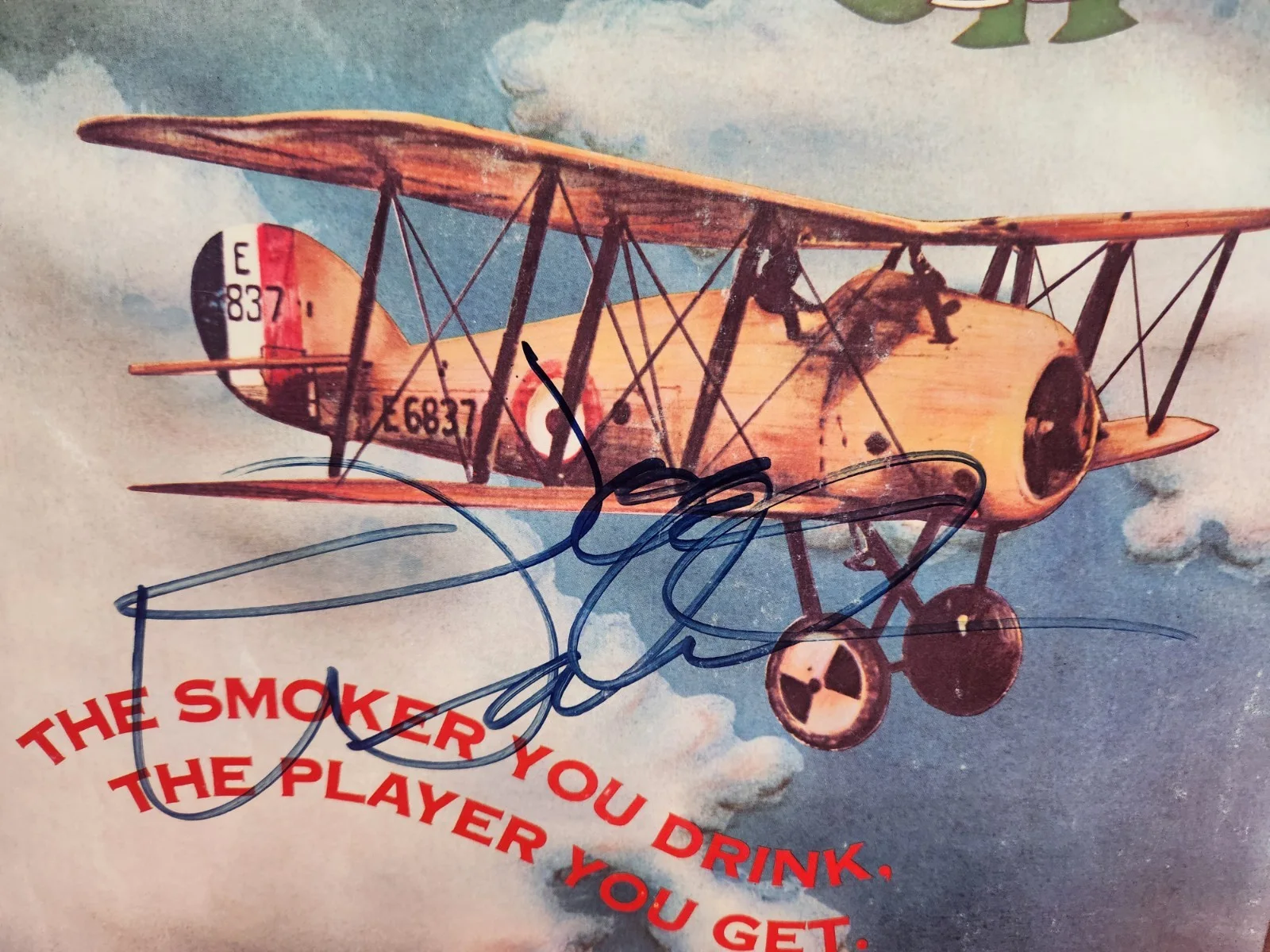 Joe Walsh SIGNED ALBUM "The Smoker You Drink, The Player You Get" PROMOTION ONLY, изображение 2