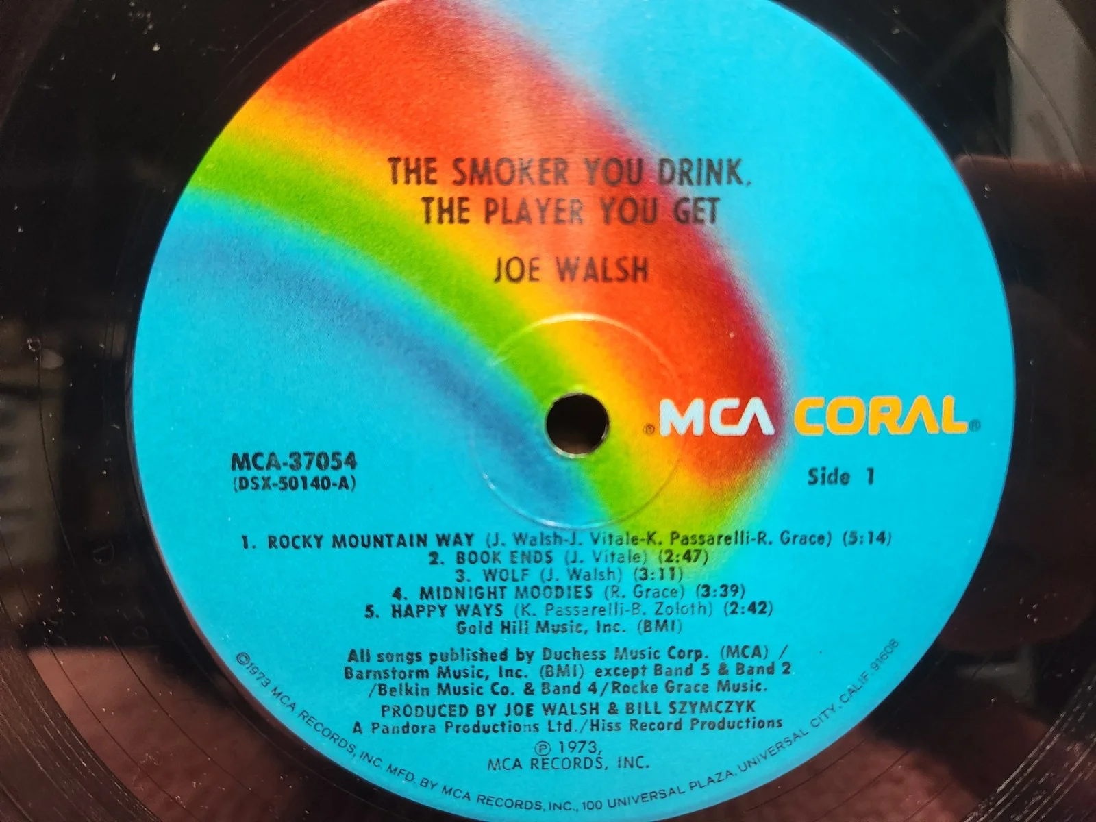 Joe Walsh SIGNED ALBUM "The Smoker You Drink, The Player You Get" PROMOTION ONLY, изображение 4