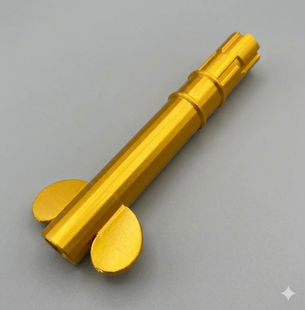 Goldmember Key Austin Powers Replica Prop Cosplay 3D Printed, image 2