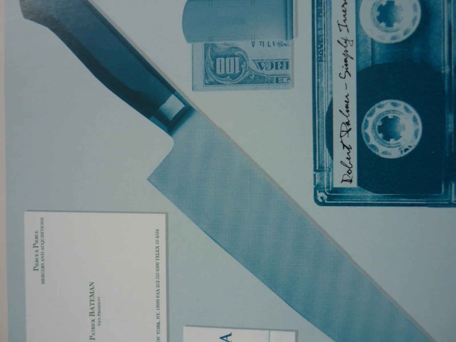 A4 ready Be framed american psycho patrick bateman tools trade set Business card, image 4