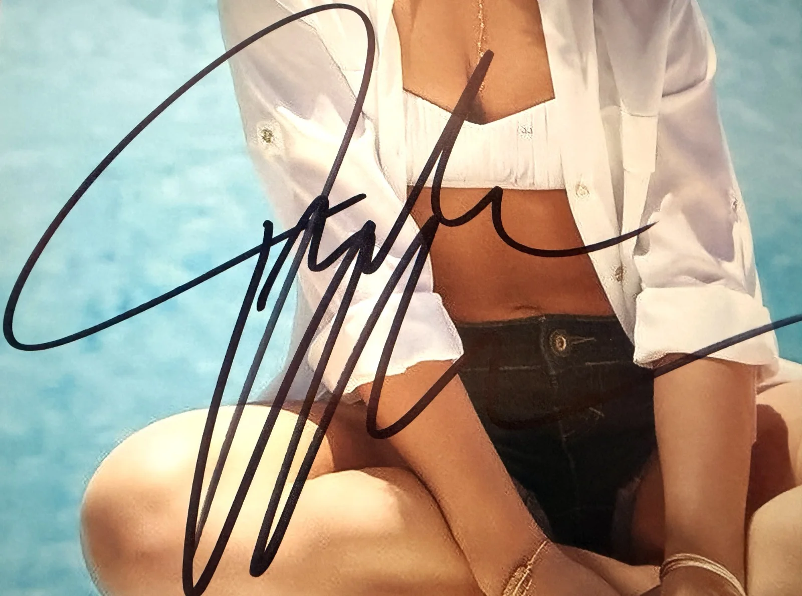 Julianne Hough DWTS Pop Artist signed 8x10 photo read description, изображение 2