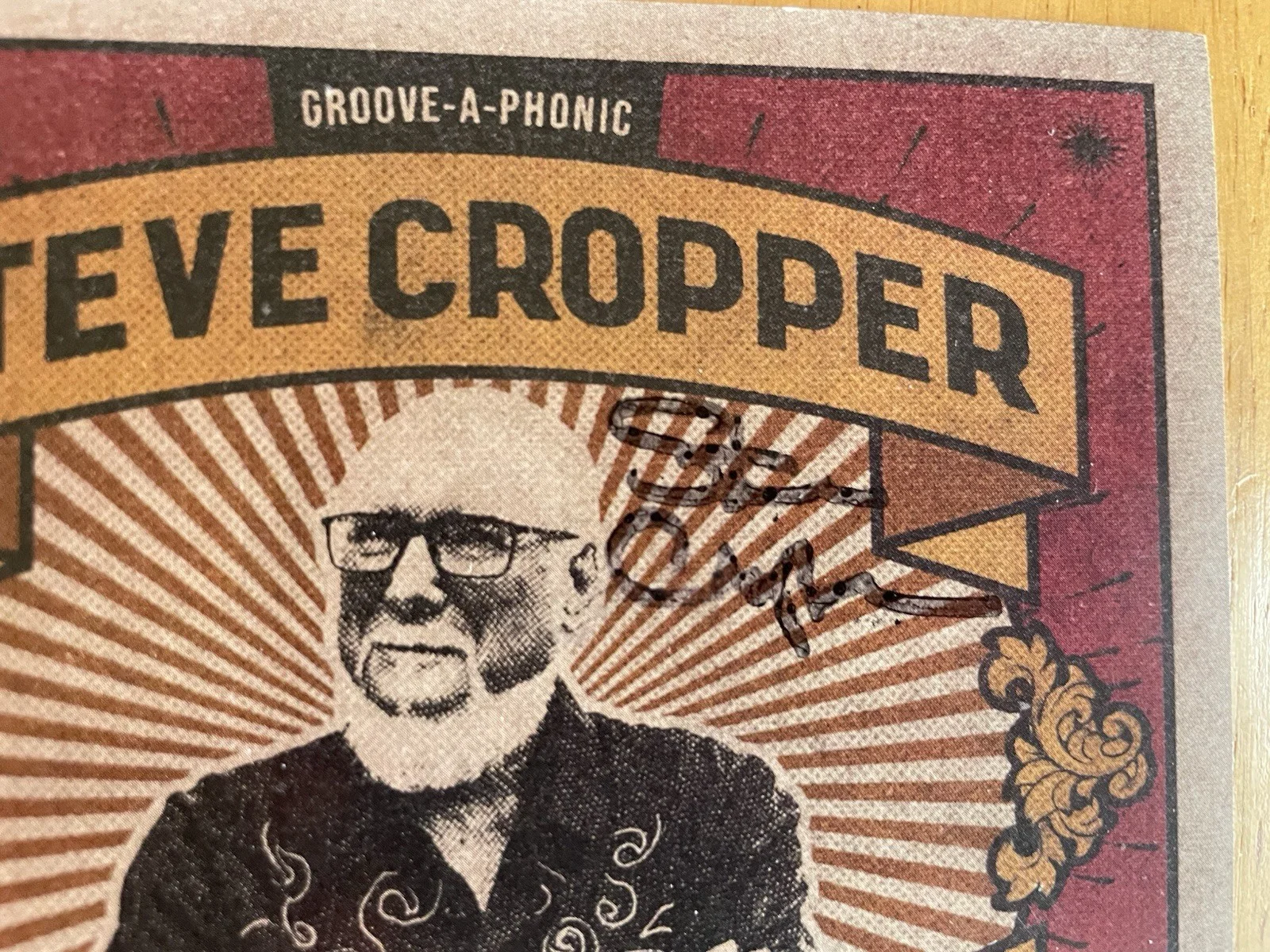 Booker T & The MG'S Steve Cropper Autographed Insert with Unsealed Fire It Up CD, изображение 4