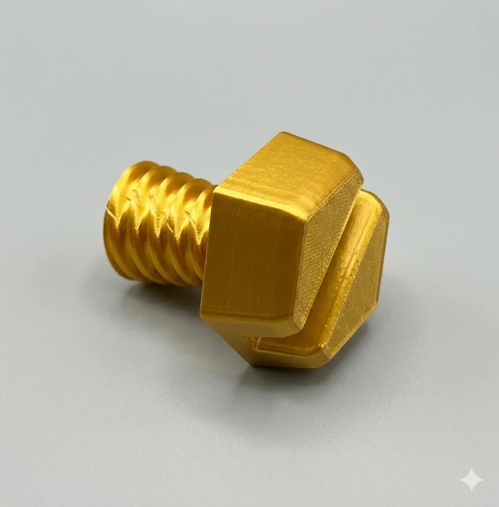Ratchet and Clank Inspired Gold Bolt 3D Printed Replica Prop, image 2