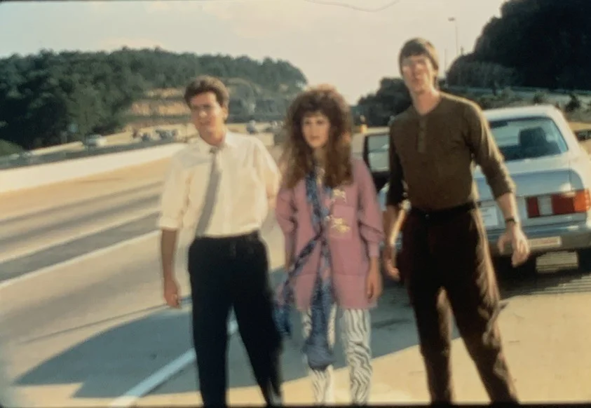THREE FOR THE ROAD Charlie Sheen Kerri Green 1987 35mm Slides x4, изображение 5