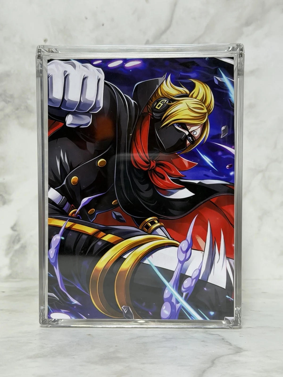 Eric Vale — Funko Pop! One Piece Soba Mask Chase Signed #1277 with Custom Art + Insert, image 4
