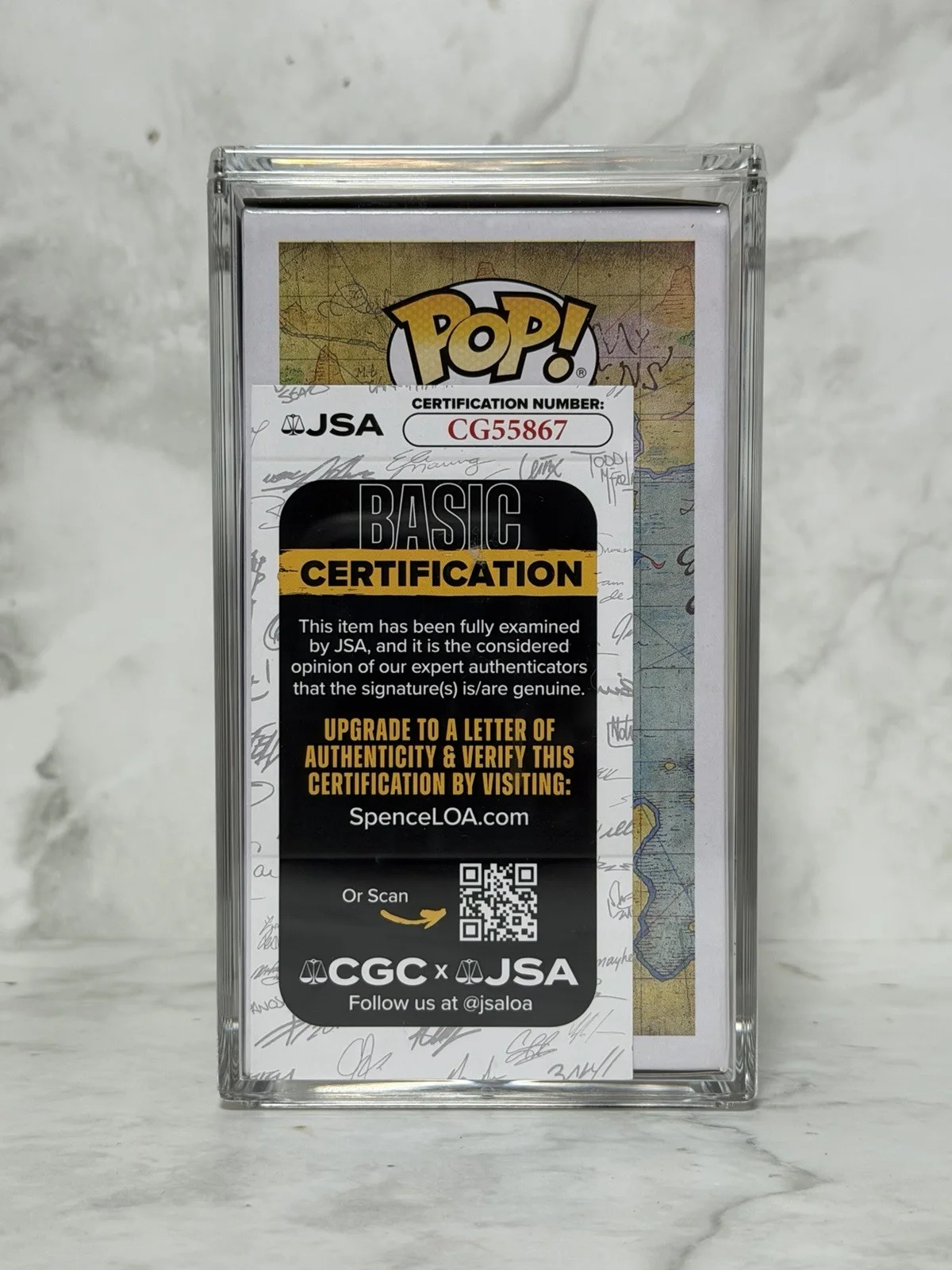 Eric Vale — Funko Pop! One Piece Soba Mask Chase Signed #1277 with Custom Art + Insert, image 5