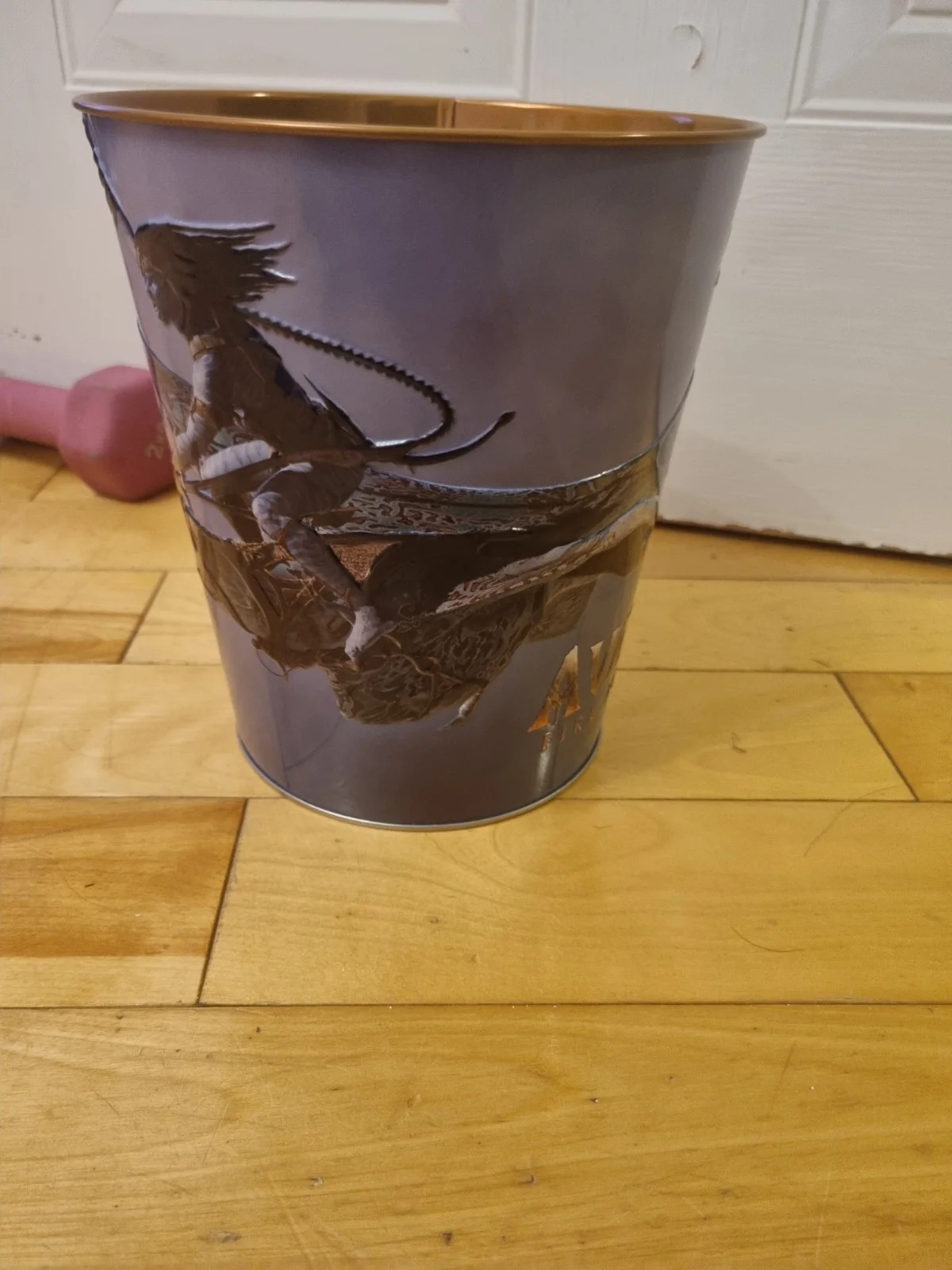 Avatar 3: Fire And Ash Jake Sully Cinema Exclusive Popcorn Bucket Tin Grey, image 2