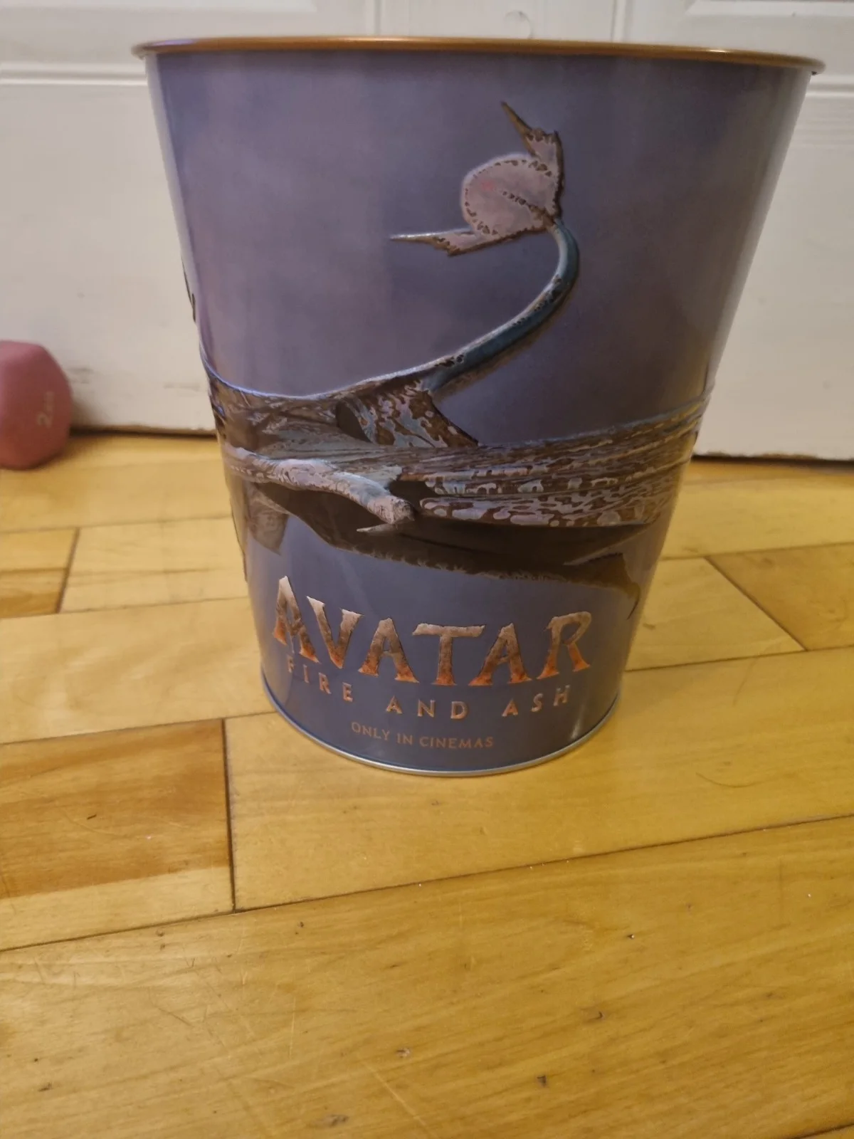 Avatar 3: Fire And Ash Jake Sully Cinema Exclusive Popcorn Bucket Tin Grey, image 3