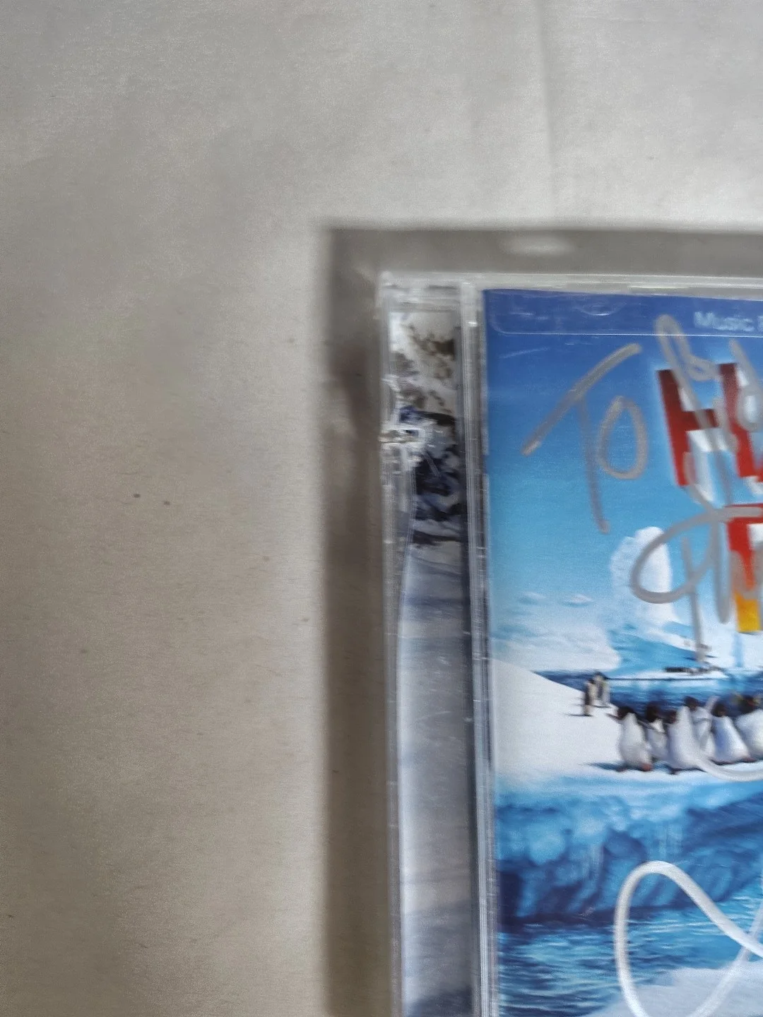 Happy Feet Animated Soundtrack CD Signed by Artist Gia Farrell Hit Me Up Single, изображение 3