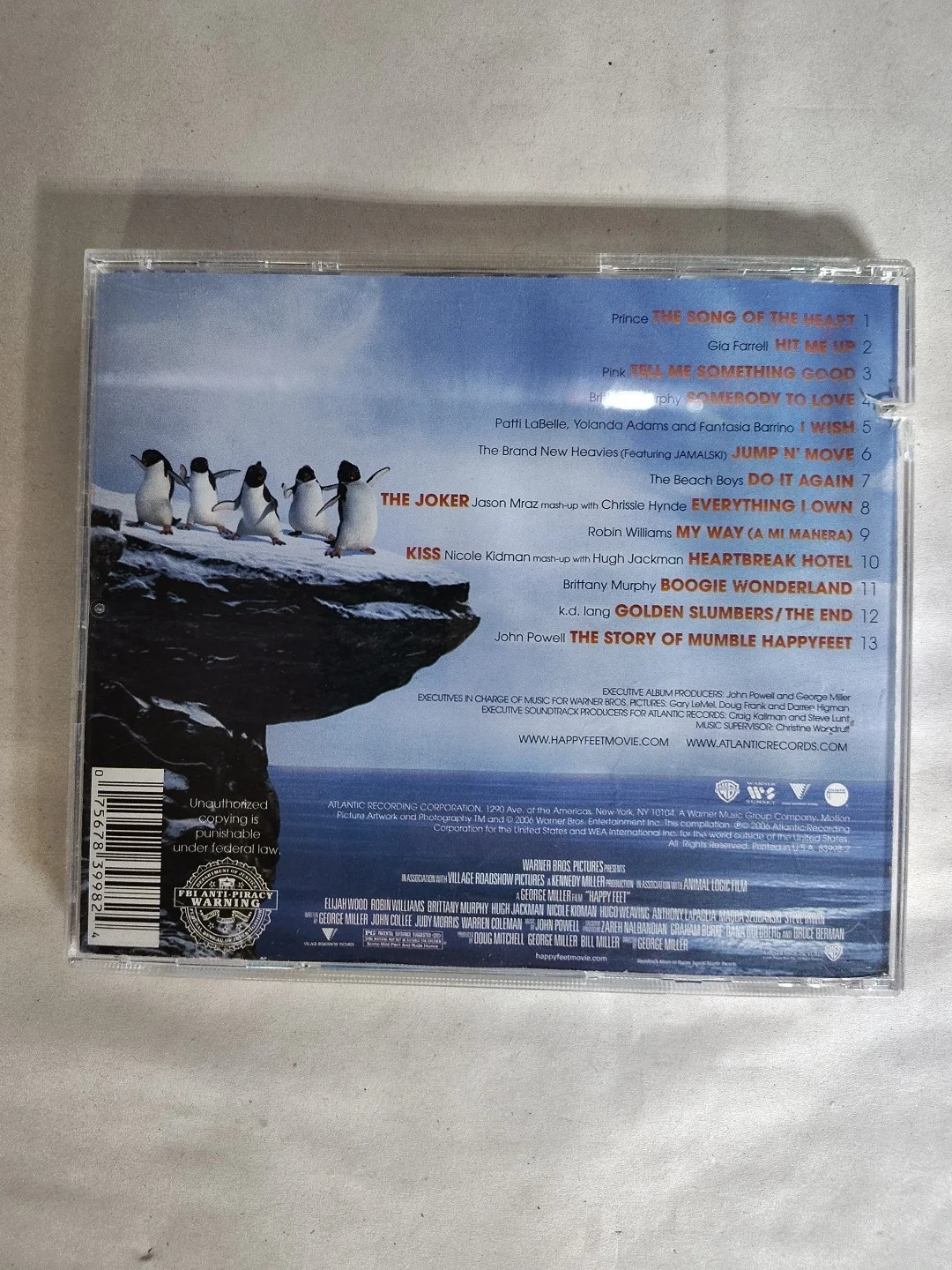 Happy Feet Animated Soundtrack CD Signed by Artist Gia Farrell Hit Me Up Single, изображение 5