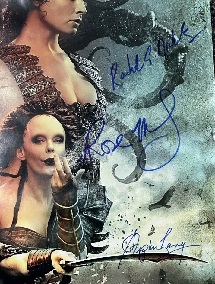 Jason Momoa, Rachel Nichols, Rose McGowan, Stephen Lang — 💥Jason Momoa and Cast Autographed Conan the Barbarian 27x40 Movie Poster, изображение 3