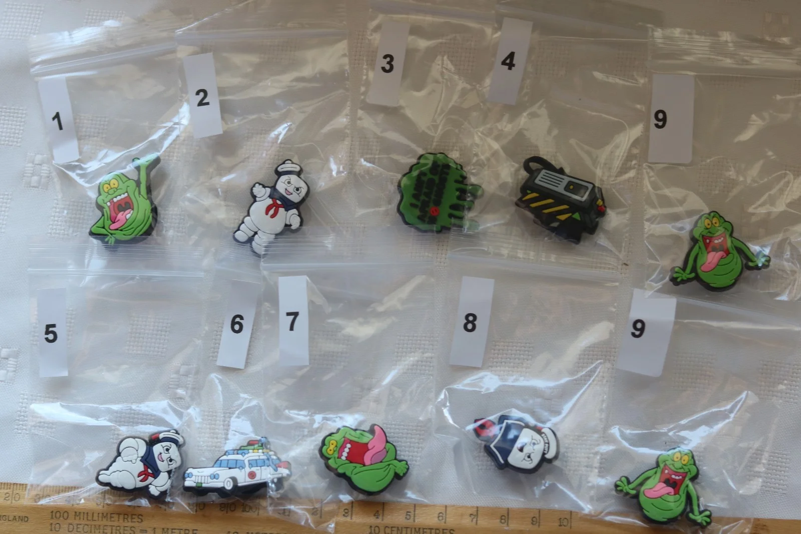 Ghostbusters Shoe Charms - 9 to Choice From - Classic Movie - NEW, изображение 2