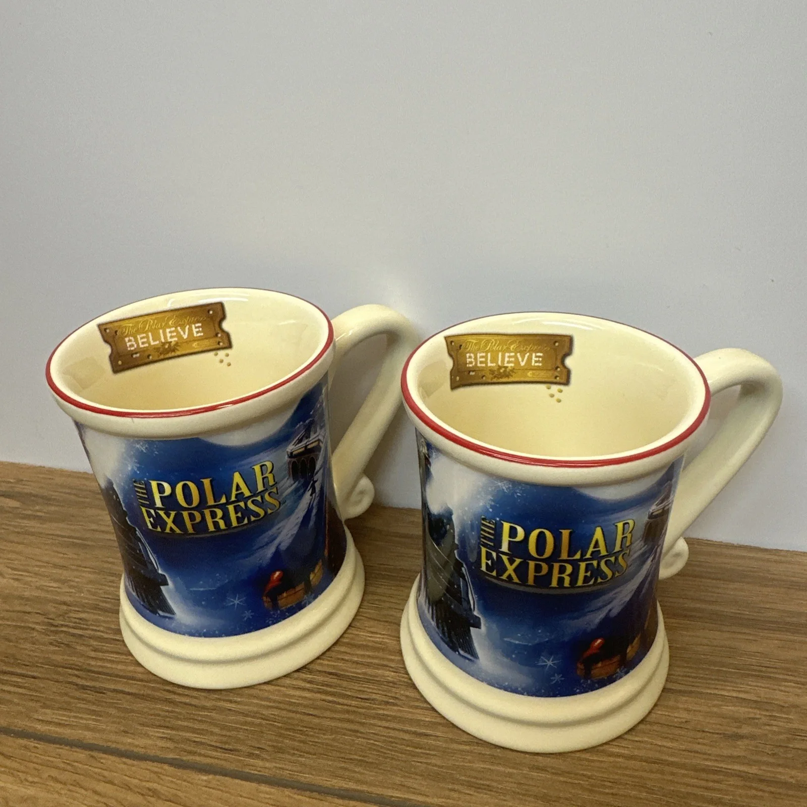 The Polar Express 3D Official Warner Brothers Hot Chocolate CHRISTMAS Mug VGC, image 2
