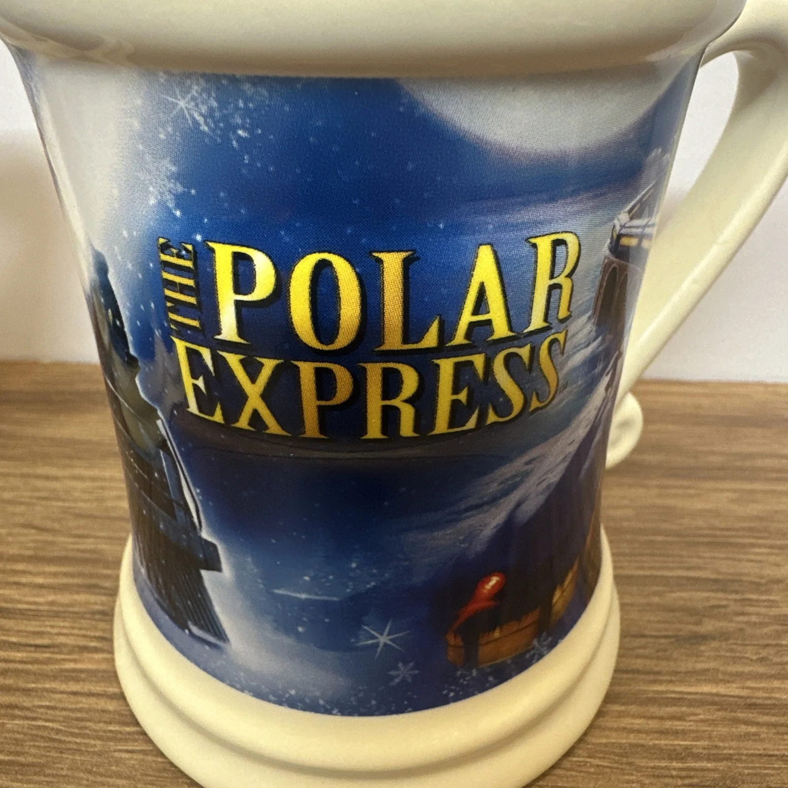 The Polar Express 3D Official Warner Brothers Hot Chocolate CHRISTMAS Mug VGC, image 3