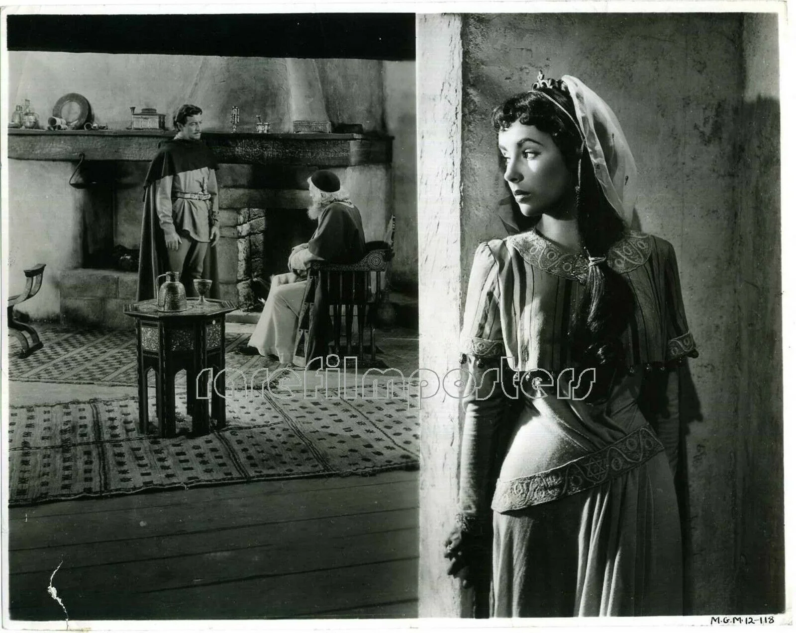 IVANHOE 1952 Robert Taylor Elizabeth Taylor Joan Fontaine 12 10x8 STILLS, image 4