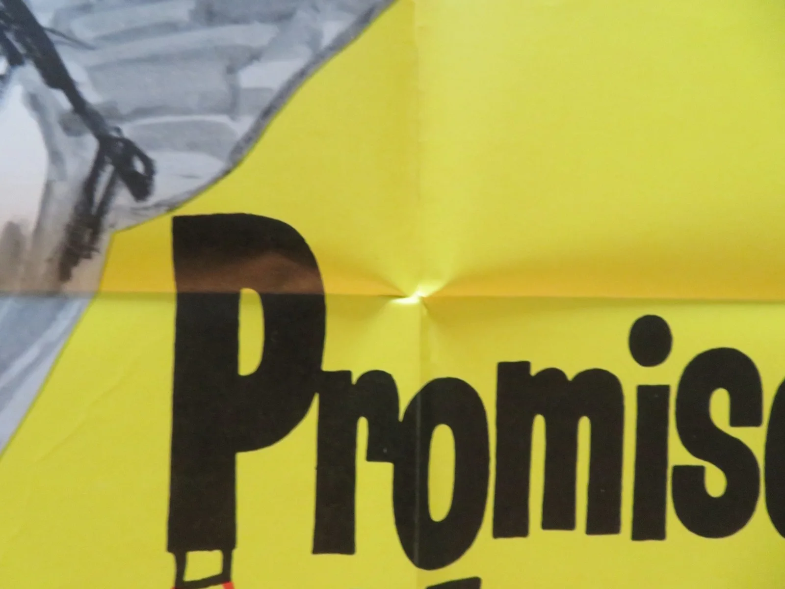 PROMISE HER ANYTHING FOLDED US ONE SHEET POSTER WARREN BEATTY LESLIE CARON 1966, image 3