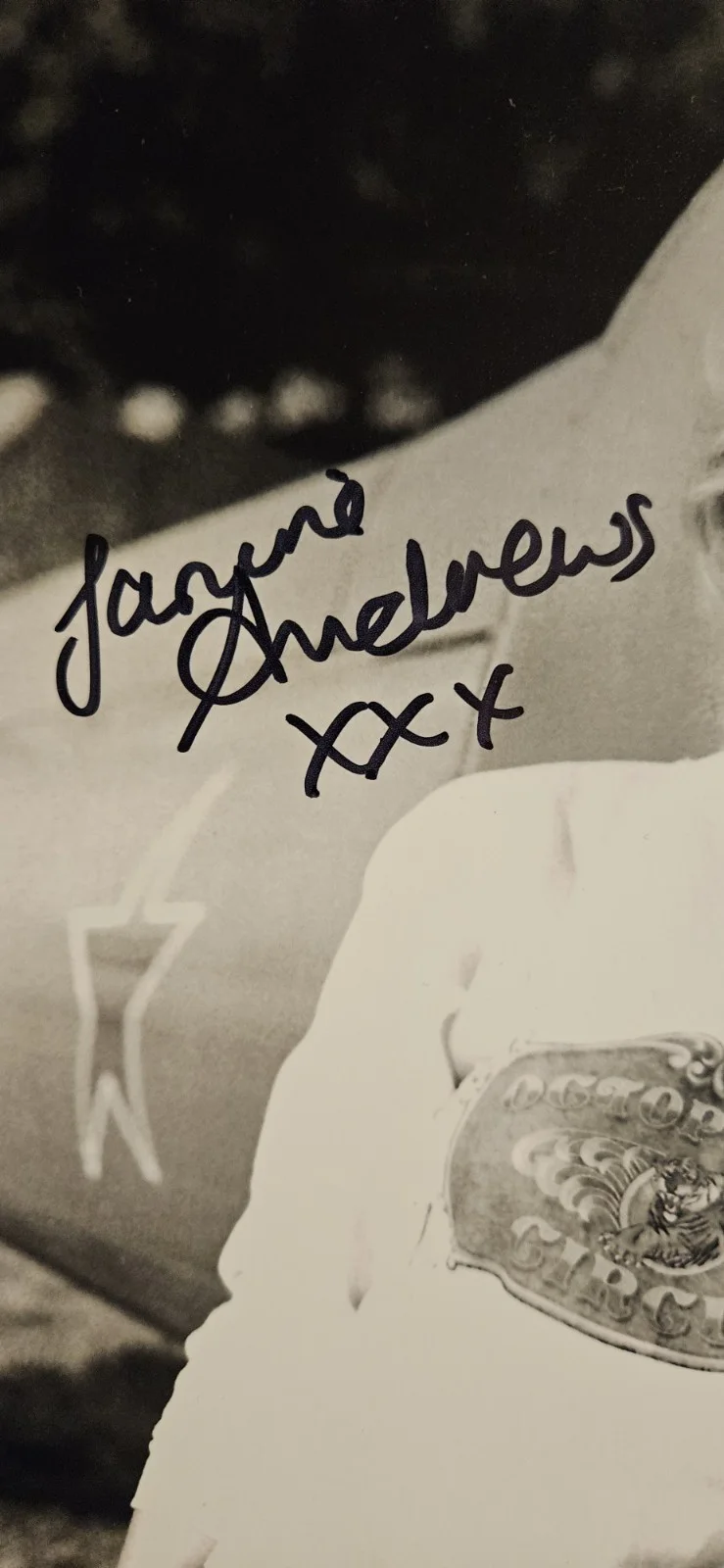 James Bond Movie Actress Model Janine Andrews Autographed Photo, изображение 5