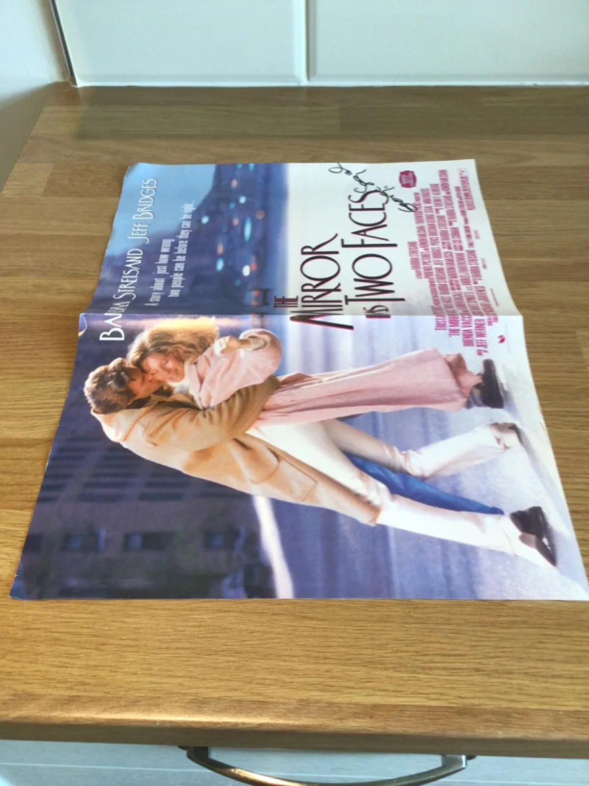 🎥 Genuine - Signed GEORGE SEGAL - Streisand’s The Mirror Has Two Faces Poster, изображение 5