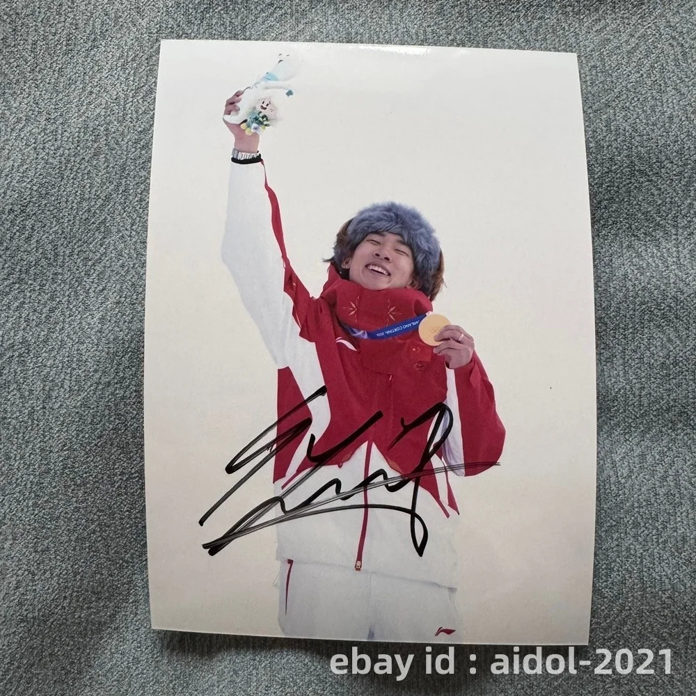 SU YIMING Autographed Signed Photo Autographs Sports Collectibles 5*7 苏翊鸣 2026, изображение 3