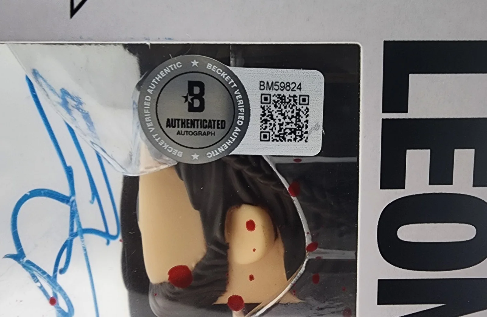 Gerard Butler — Gerard Butler Signed Auto Leonidas 300 "Blood Spatter" #1473 Funko POP! BECKETT, изображение 3