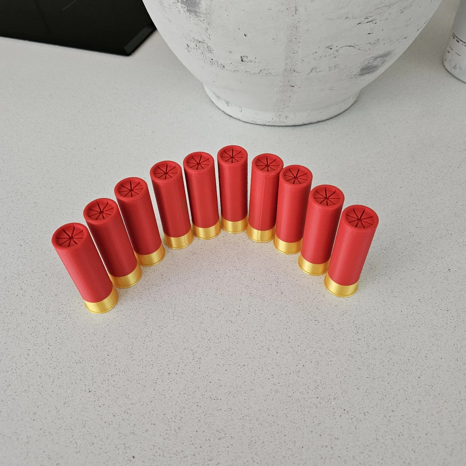 10 x 3d Printed Replica 12 Gauge Shotgun Shells For Cosplay, Movie Costume Props, изображение 4