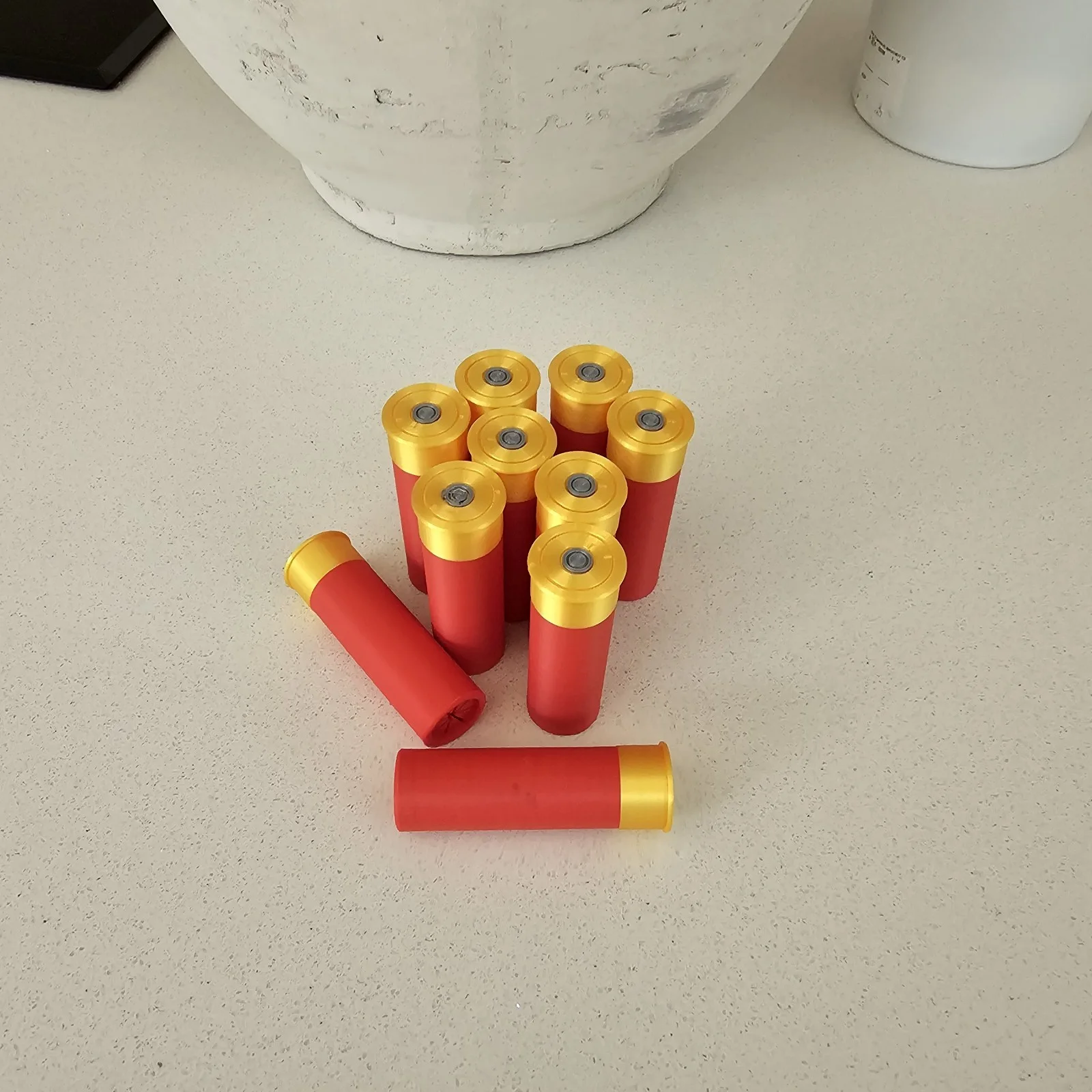 10 x 3d Printed Replica 12 Gauge Shotgun Shells For Cosplay, Movie Costume Props, изображение 5