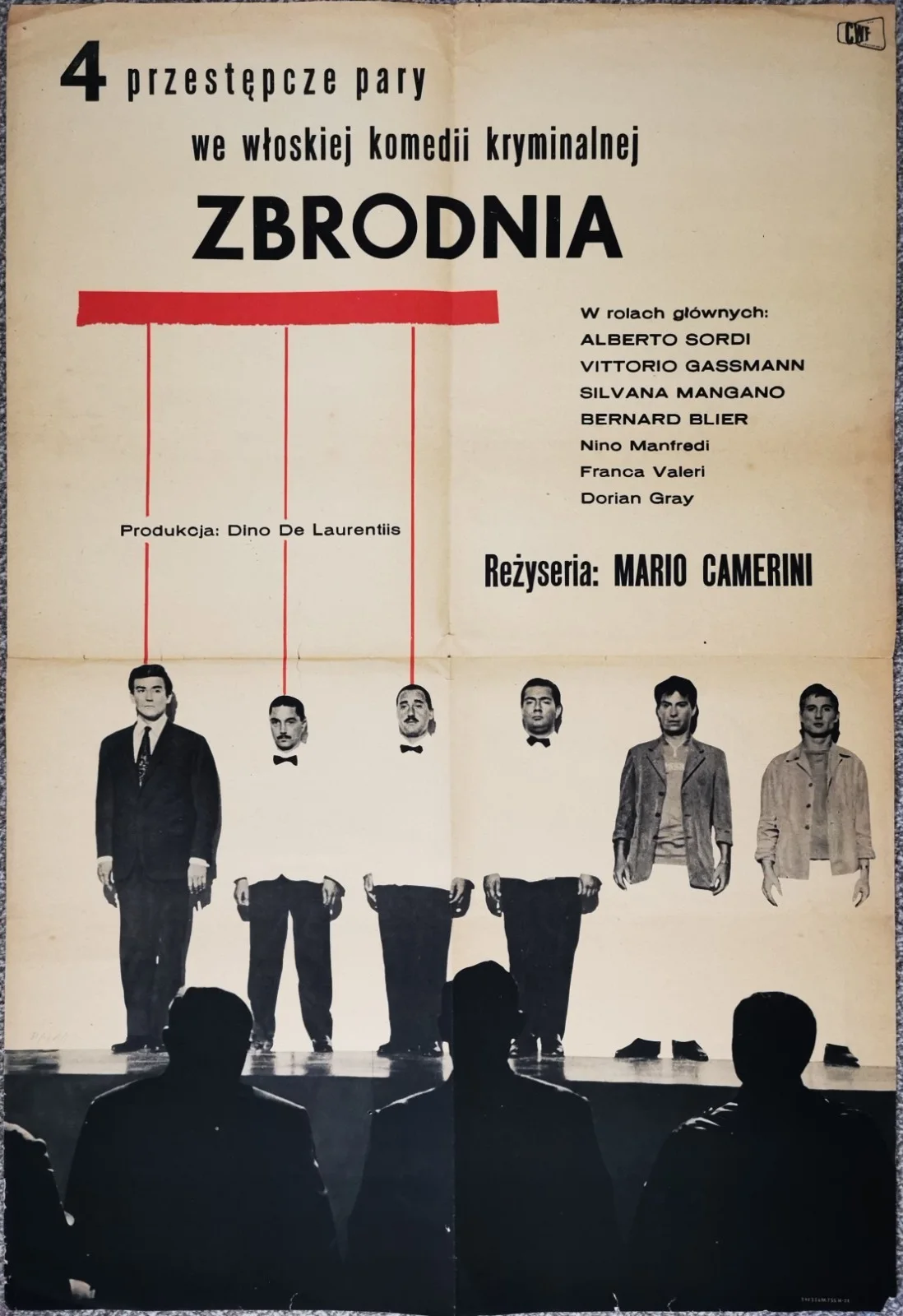AND SUDDENLY IT’S MURDER 1961 Alberto Sordi JULIAN PALKA POLISH POSTER, изображение 2