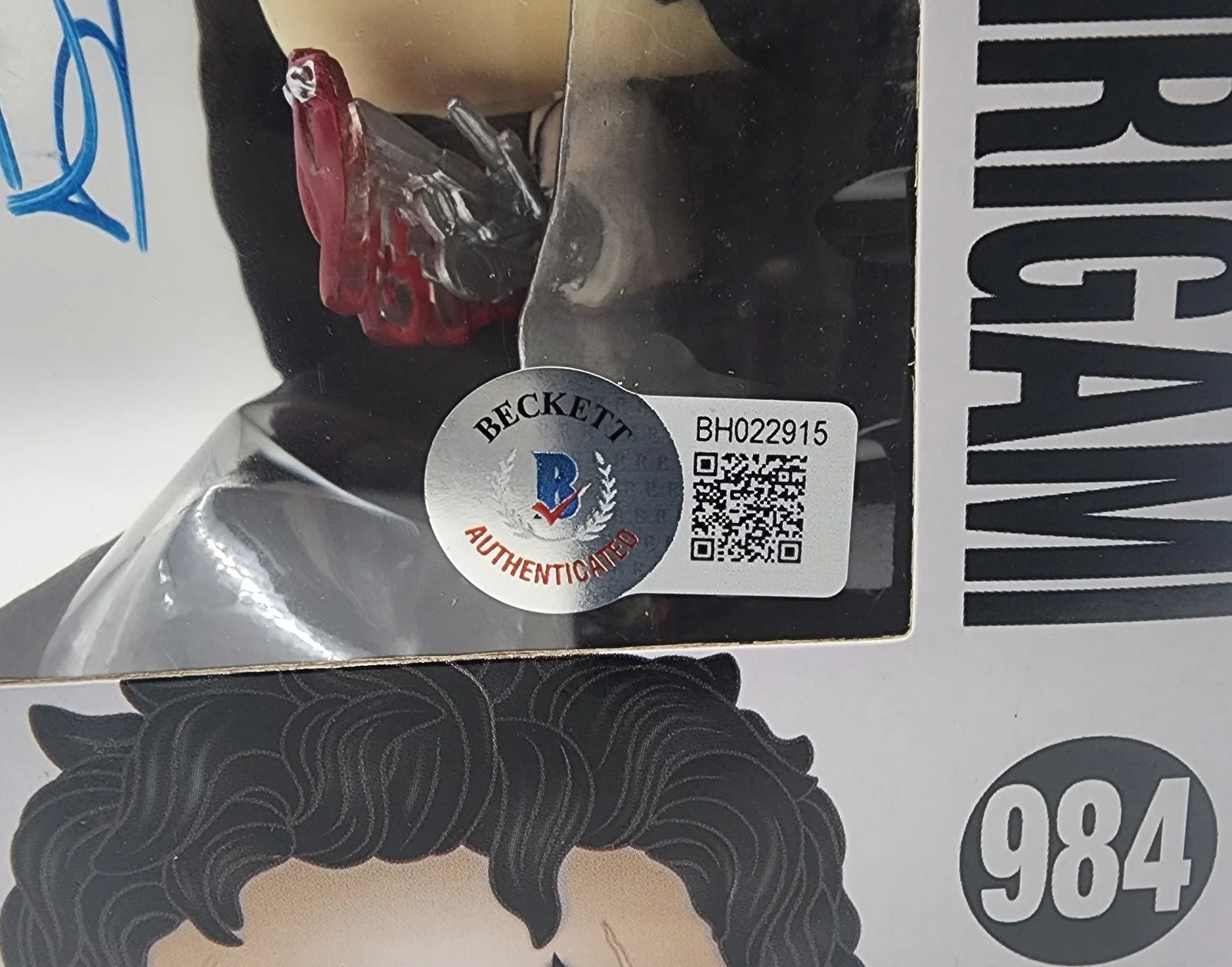 Johnny Depp — JOHNNY DEPP Signed Edward Scissorhands with Kirigami #984 Funko POP! BECKETT, image 5