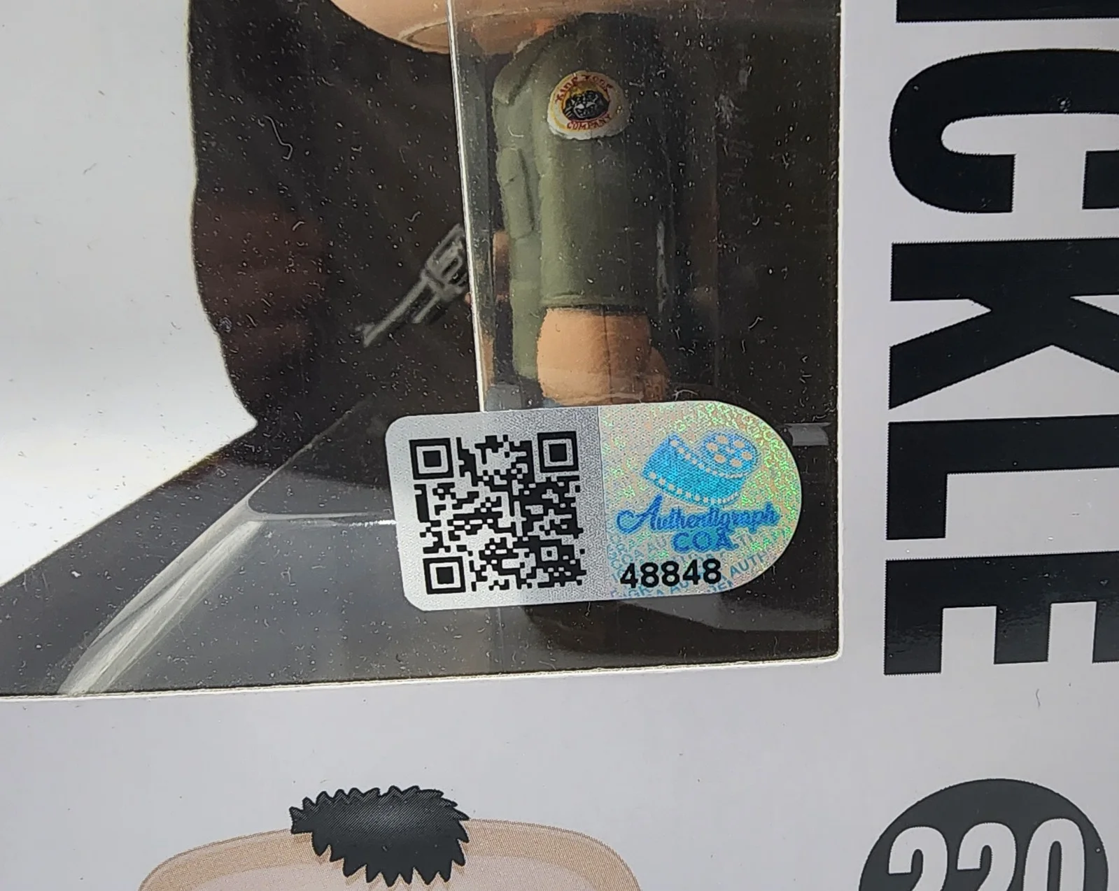 Robert DeNiro — ROBERT DENIRO Signed Auto Travis Bickle Taxi Driver #220 Funko POP! COA, изображение 3
